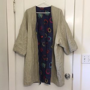 Handmade Kimono style jacket, brand new — wear as coverup, maternity, robe, more
